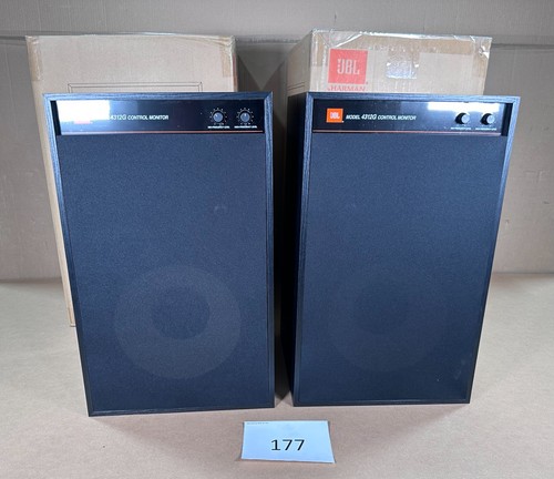 Damaged jbl 4312g black pair - damaged,